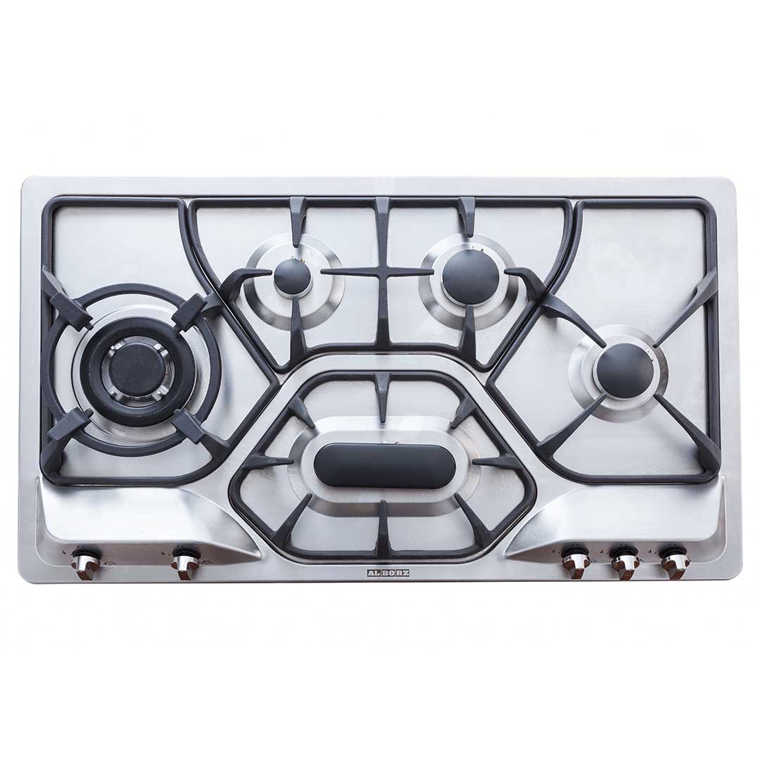 اجاق گاز صفحه ای استیل البرز مدل S 5908