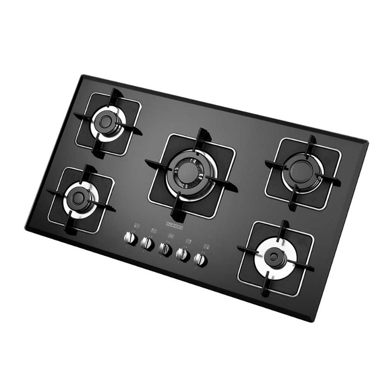 اجاق گاز صفحه ای شیشه‌ای استیل البرز مدل G 5960 با قطعات ایرانی