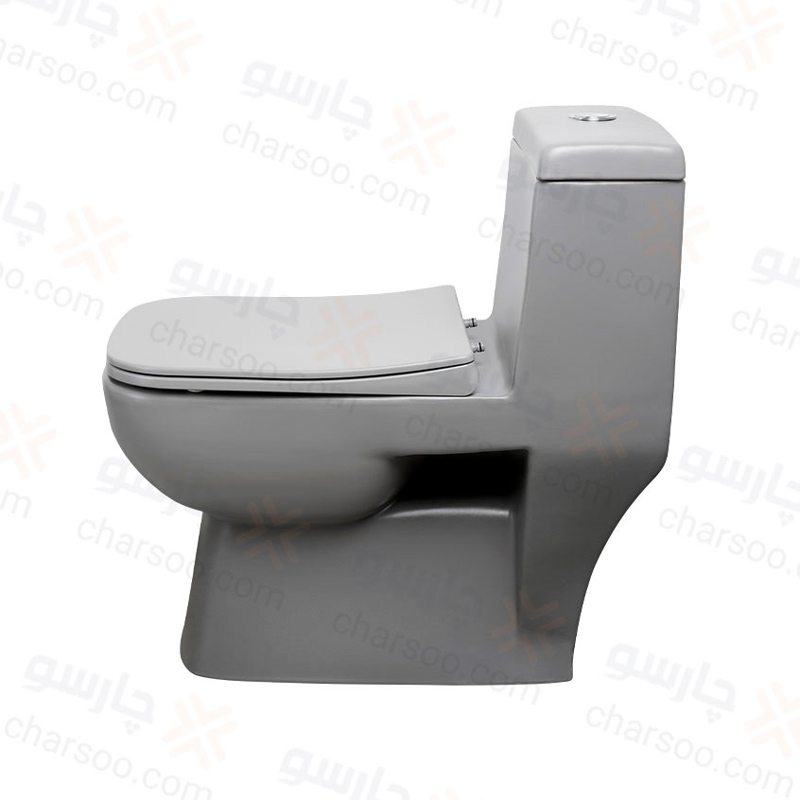 توالت فرنگی گاتریا مدل ساترون طوسی