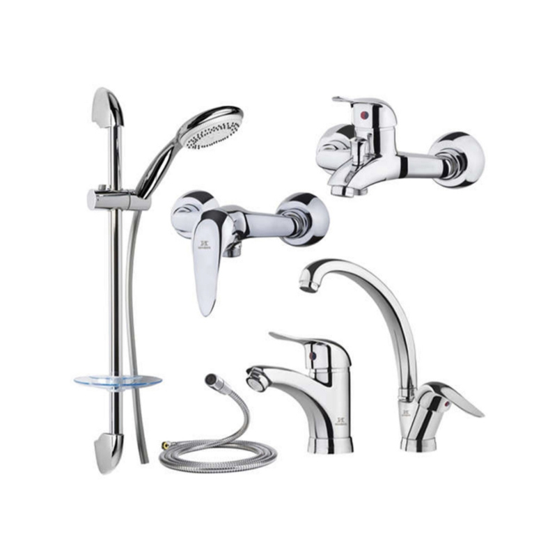 ست شیرآلات شادان مدل FR-6X مجموعه 6 عددی